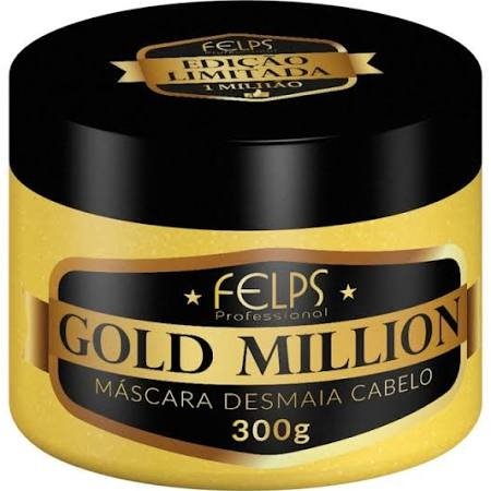 Felps Profissional Desmaia Cabelo Máscara Gold Million 300g