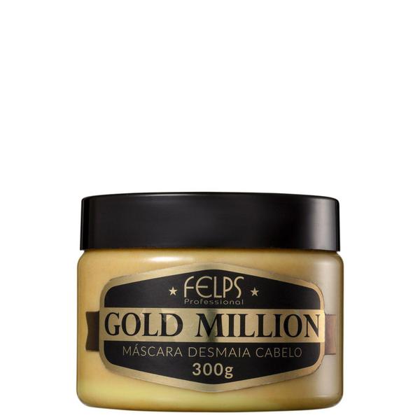 Felps Profissional Gold Million Desmaia Cabelo - Máscara Capilar 300g