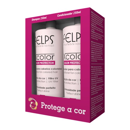 Felps Profissional Xcolor Kit Home Care Sh 250ml + Cond 250ml