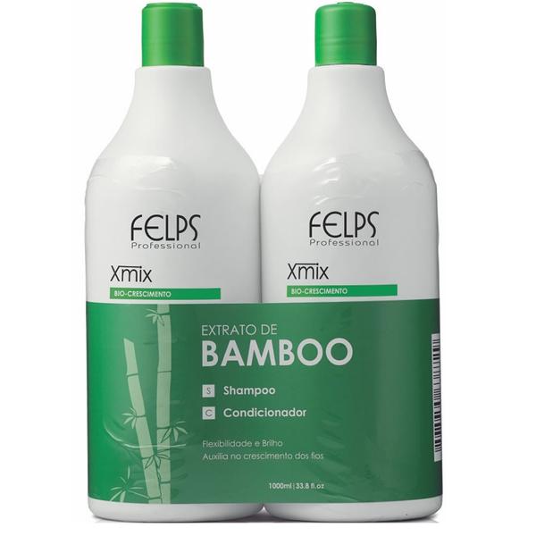 Felps Profissional Xmix Kit Extrato de Bamboo (Plastificado) - 2x1000ml