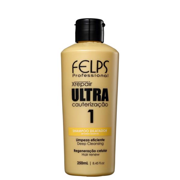 Felps Profissional XRepair Ultra Cauterização Dilatador - Shampoo Antirresíduo 250ml