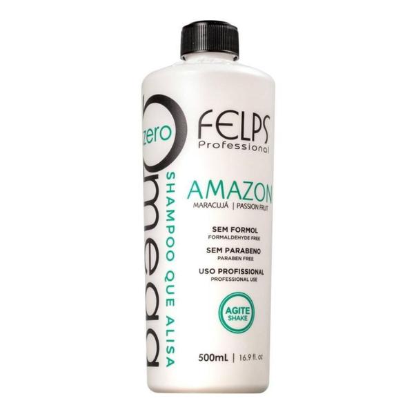 Felps Shampoo que Alisa Omega Zero Amazon 500ml