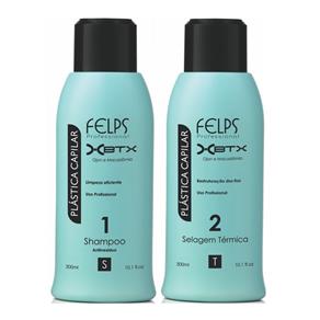 Felps - Xbtx Kit Redutor de Volume Plástica Capilar - Escova Progressiva - 2X300ml