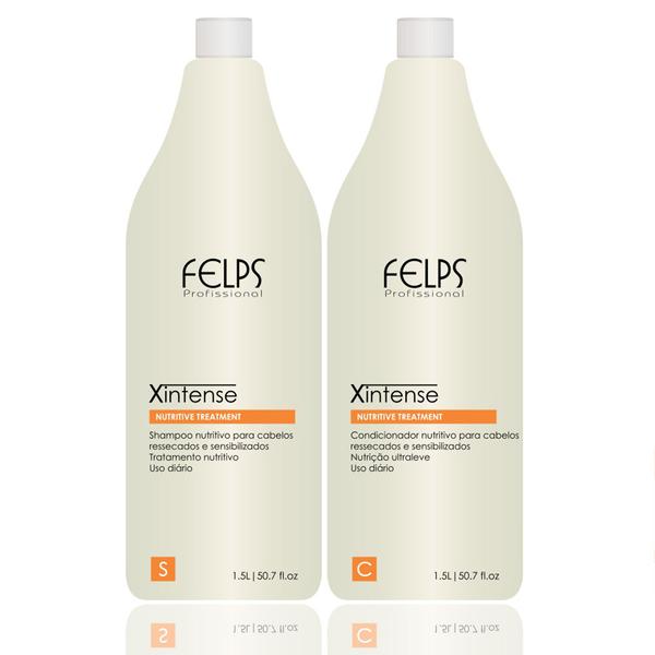 Felps Xintense Kit Profissional Shampoo e Condicionador - 2x1,5L - Felps
