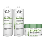 Felps Xmix Kit Bamboo Shampoo Condicionador E Máscara