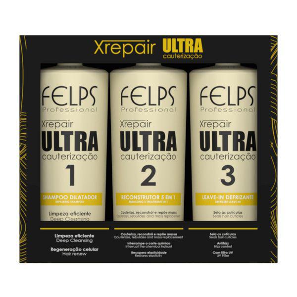 Felps Xrepair Ultra Cauterização Kit 3x250ml