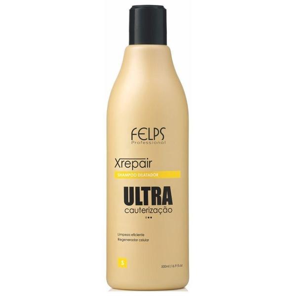 Felps Xrepair Ultra Cauterização Shampoo Dilatador 500ml