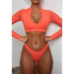 Females Swimsuit Long sleeve mesh Women's Swimming Suit Bathing Suit Body Suits Swimwear Women 0053