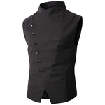 YesFashion Men's Small Vest Waistcoat