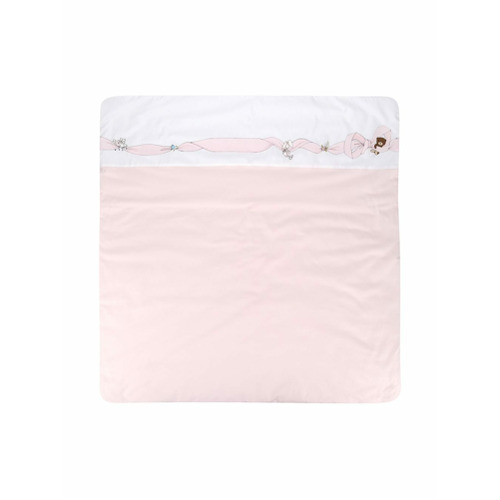 Fendi Kids Bow Print Sleeping Bag - Rosa