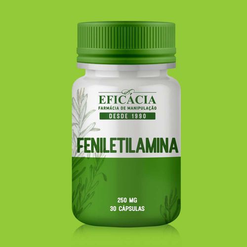 Feniletilamina 250 Mg - 30 Cápsulas