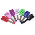 Ferramentas Hair Salon Combs Scalp Massage Comb Wet Curly escova de cabelo de cabeleireiro