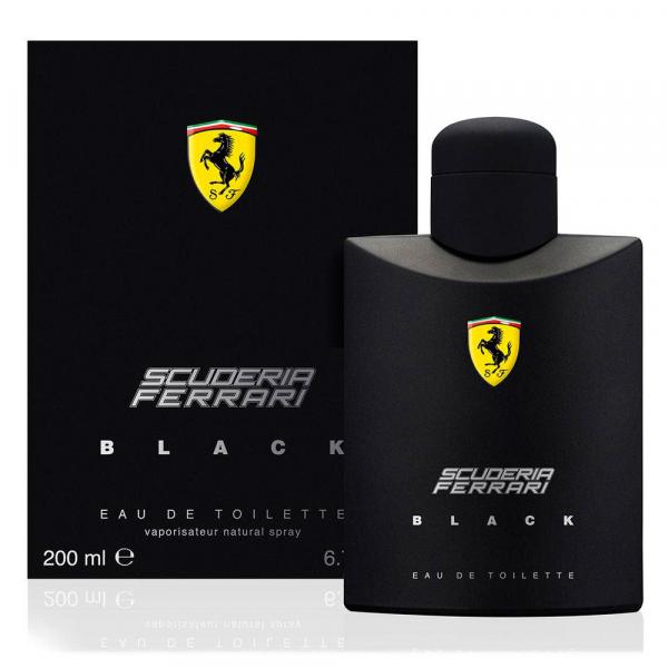 Ferrari Perfume Masculino Scuderia Black - Eau de Toilette 200ml