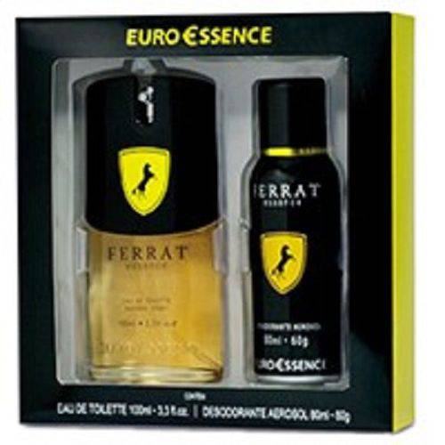Ferrat Euroessence - Conjunto Masculino Perfume 100ml e Aerossol 80ml