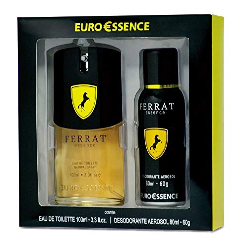 Ferrat Euroessence - Conjunto Masculino Perfume 100ml e Aerossol 80ml