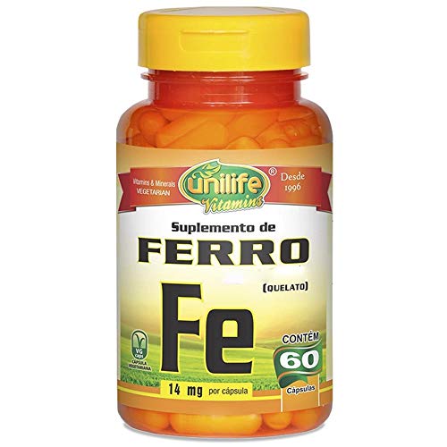 Ferro - 60 Cápsulas - Unilife