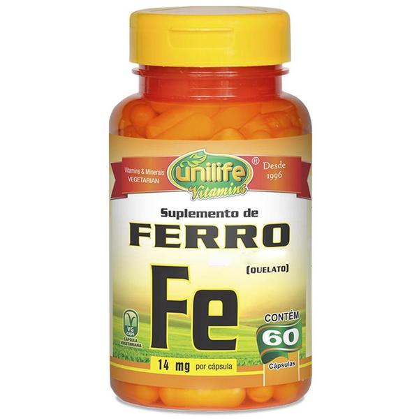 Ferro Fe 60 Cápsulas Unilife
