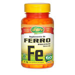 Ferro Quelato Fe (500mg) 60 Cápsulas Vegetarianas- Unilife