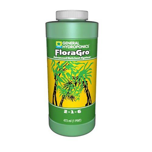 Fertilizante FloraGro 2-1-6 473ml General Hydroponics
