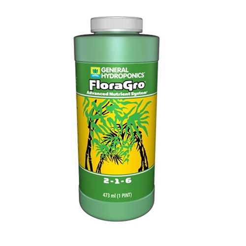 Fertilizante FloraGro 2-1-6 473ml - General Hydroponics