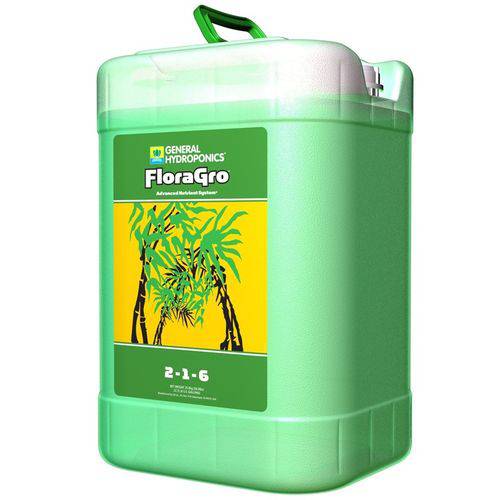 Fertilizante Floragro 2-1-6 22,7 Litros - General Hydroponics