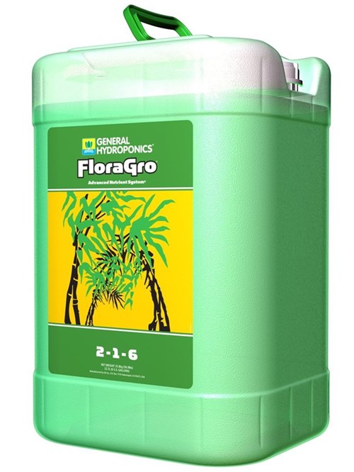 Fertilizante FloraGro 2-1-6 22,7 Litros - General Hydroponics