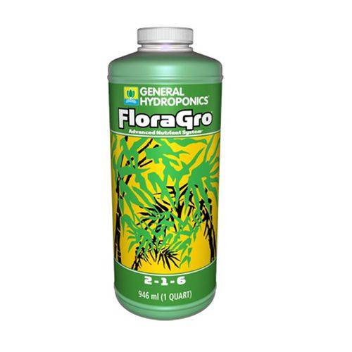 Fertilizante FloraGro 2-1-6 946ml General Hydroponics