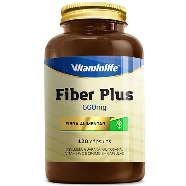 Fiber Plus 120 Cápsulas - Vitamin Life