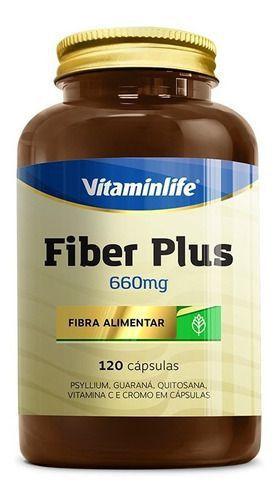Fiber Plus 660mg 120 Cápsulas - Vitaminlife