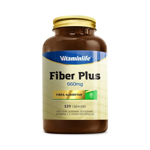 Fibra Alimentar - Fiber Plus 120 Cáps -vitaminlife