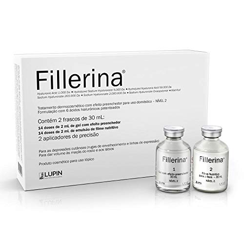 Fillerina Tratamento Facial Efeito Preenchedor Nível 2 com 2 Frascos de 30ml Cada