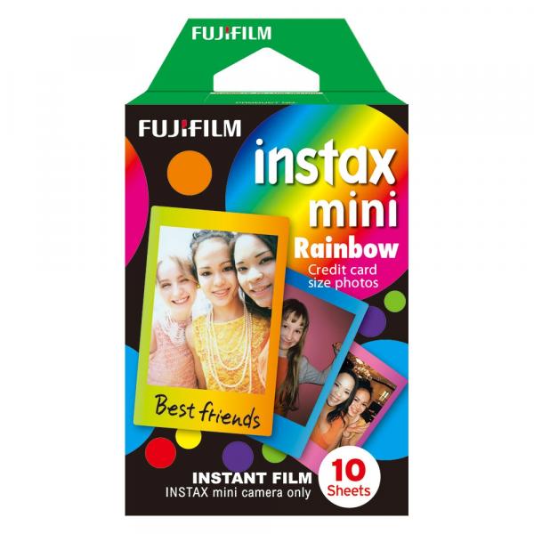Filme Instantâneo Fujifilm Instax Rainbow com 10 Poses