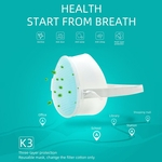 Filtro Auto-aspirante Reutilizável Anti Poeira Haze Proteção Bacteriana Máscara Bucal