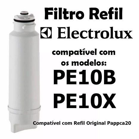 Filtro Refil para Purificador de Água Electrolux - Modelo Pe 10