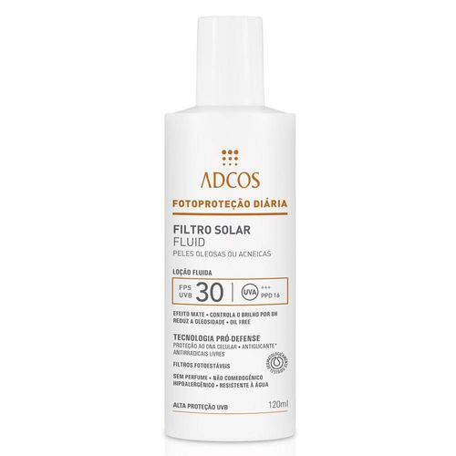 Filtro Solar FPS30 Fluid Pele Oleosa e Acneica