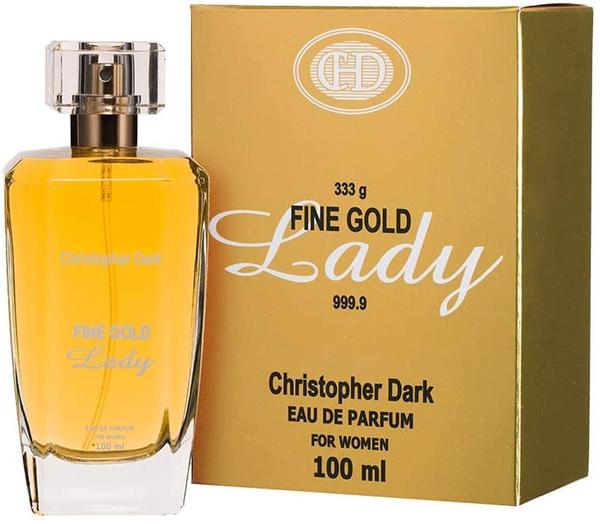 Fine Gold Lady 100ml Christopher Dark Perfume Feminino