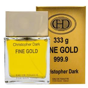 Fine Gold Man Eau de Toilette Christopher Dark - Perfume Masculino - 100ml - 100ml