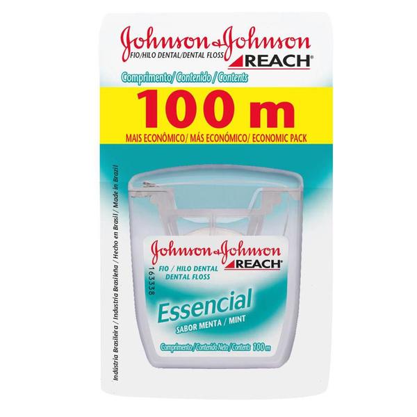 Fio Dental Johnson Johnson Essencial Menta - 100m - Johnson's