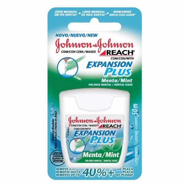 Fio Dental Johnson Johnson Reach Menta - 50m - Johnson Johnson