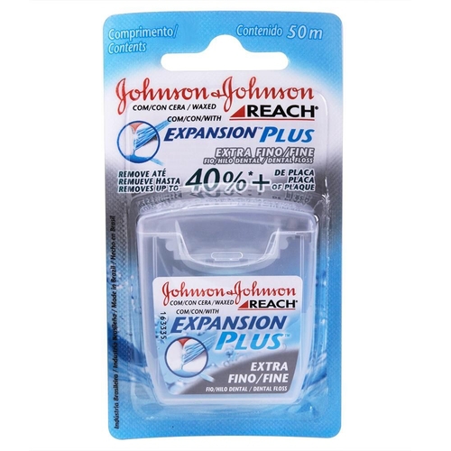 Fio Dental Johnsons Johnsons Expansion Plus - Extra Fino 50m - Johnsons