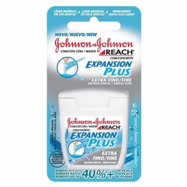 Fio Dental Johnsons Johnsons Expansion Plus Extra Fino 50m - Reach