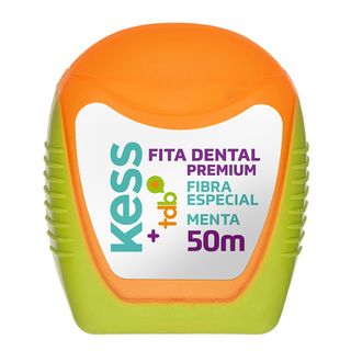 Fio Dental Kess – Fita Dental Premium Menta 50M 1Un