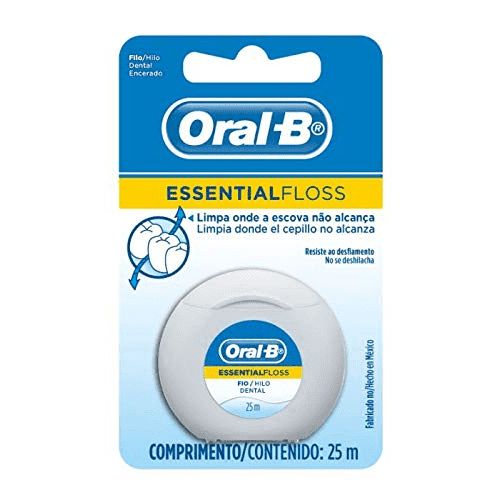 Fio Dental Oral-b Encerado Essential Floss 25 Metros