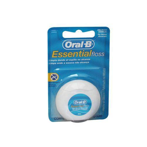 Fio Dental Oral B Encerado Essentialfloss 50m 1 Unidade