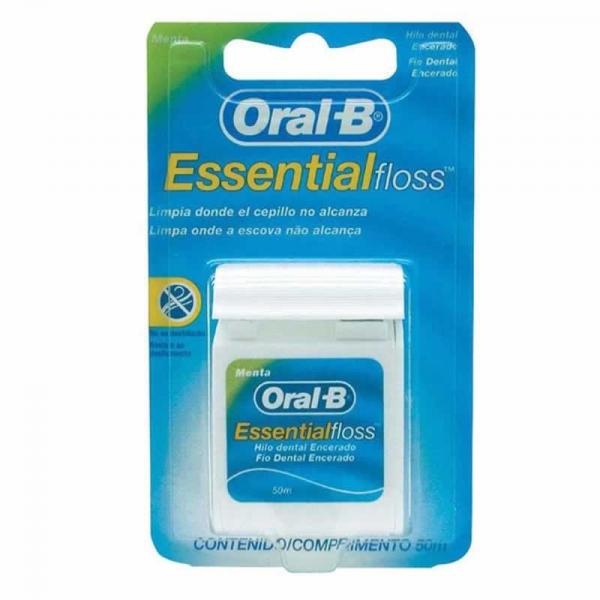 Fio Dental Oral-B Essential Floss Cera 50 Metro - Oral -b