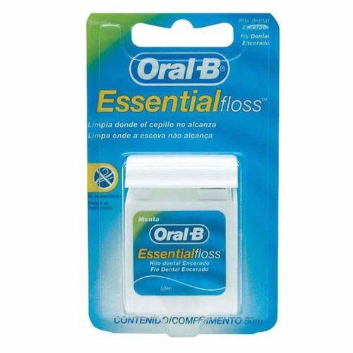 Fio Dental Oral-b Essential Floss Cera 50 Metro