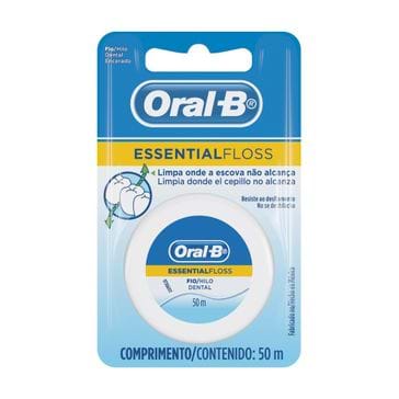 Fio Dental Oral-B Essential Floss Cera 50m