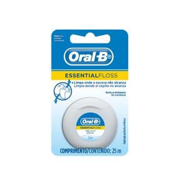 Fio Dental Oral-B Essential Floss Cera 25m
