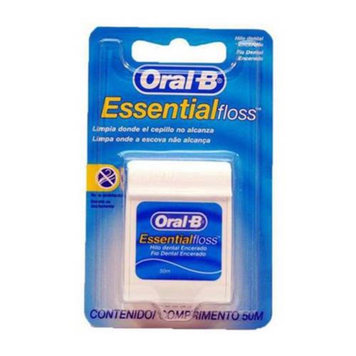 Fio Dental Oral-b Essential Floss Encerado 50m