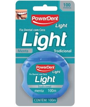 Fio Dental Powerdent Light 100m